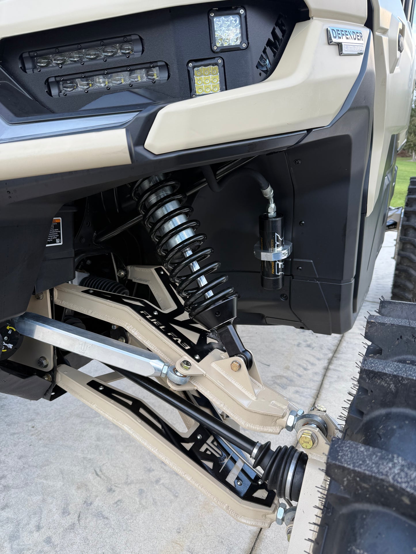 Defender Front Upper Arm Link Bar Kit